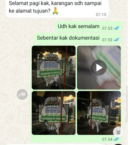 Pengiriman Papan Bunga Selamat Sudikampiran Sliyeg