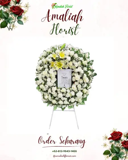 Krans Bunga Duka Sudikampiran Sliyeg