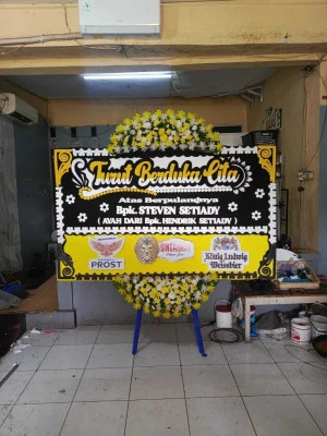 Papan Bunga di Sudikampiran Sliyeg